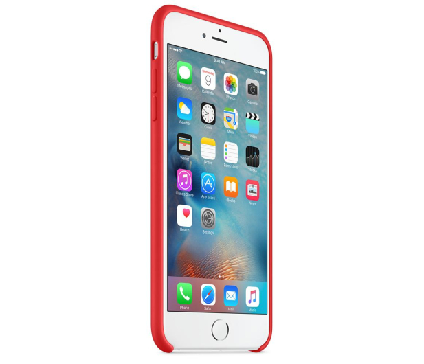 Apple iPhone 6s Plus Silicone Case czerwony - 259489 - zdjęcie 7